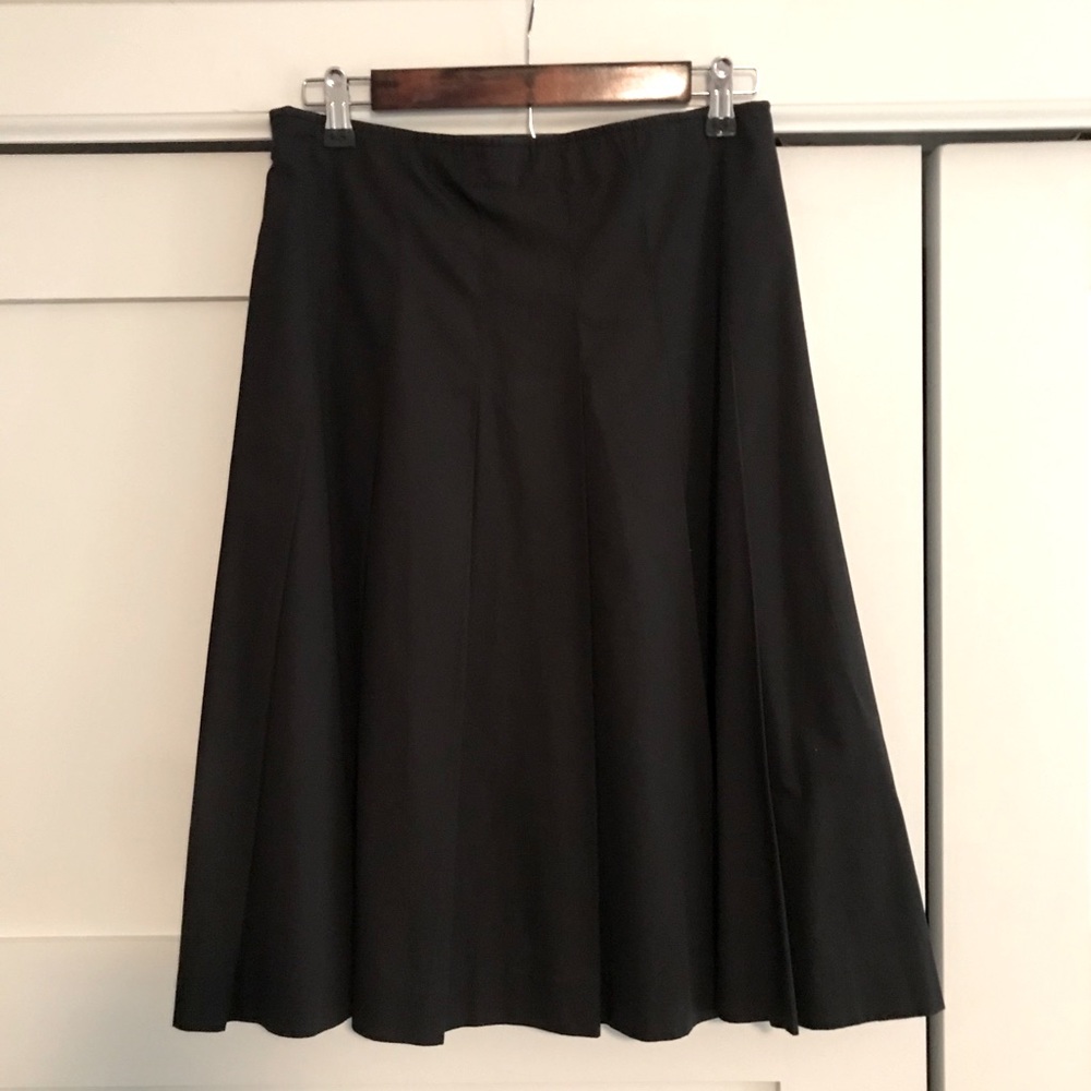 Banana Republic high waisted pleated midi skirt